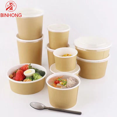 กระดาษคราฟท์ทรงกลม 32oz Eco Takeaway