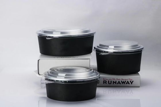 สลัดทิ้งกลม Takeaway กล่องอลูมิเนียมฟอยล์สำหรับตัดผลไม้