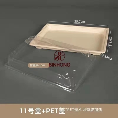 กระดาษซูชิ Takeaway Box ย่อยสลายได้เป็นมิตรกับสิ่งแวดล้อม