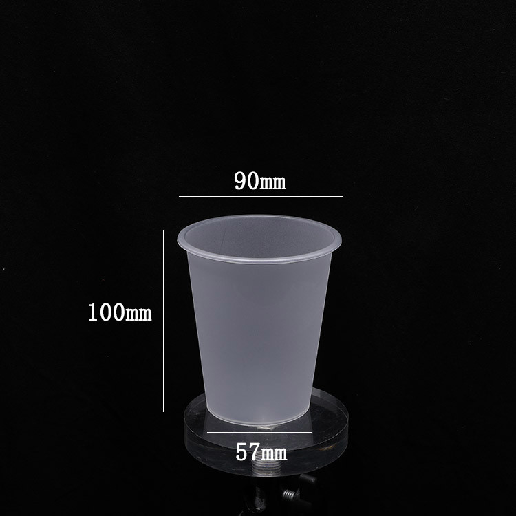 90 Calibre 360ml ถ้วยพลาสติกโปแลนด์ทื่อทึบโปร่งแสงพร้อมฝาปิด