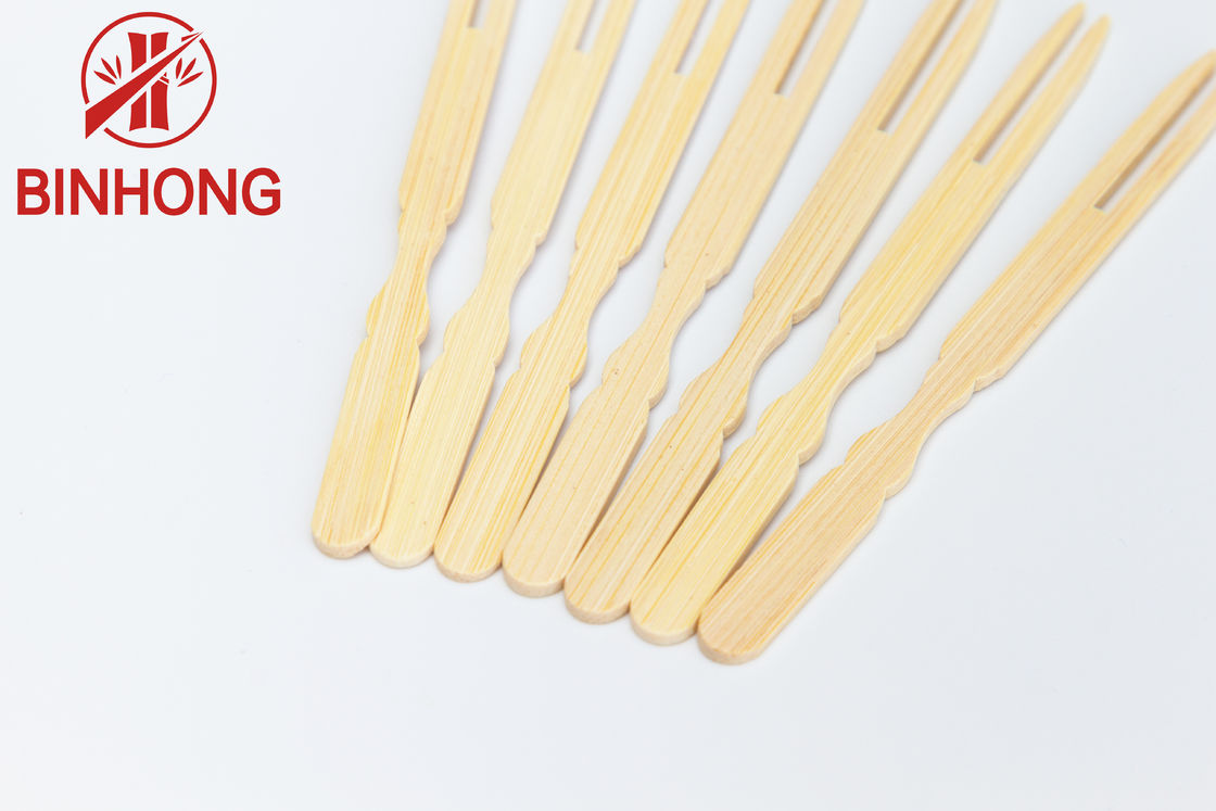 Moso Bamboo 4.7 "Two Prong Forks For Wedding