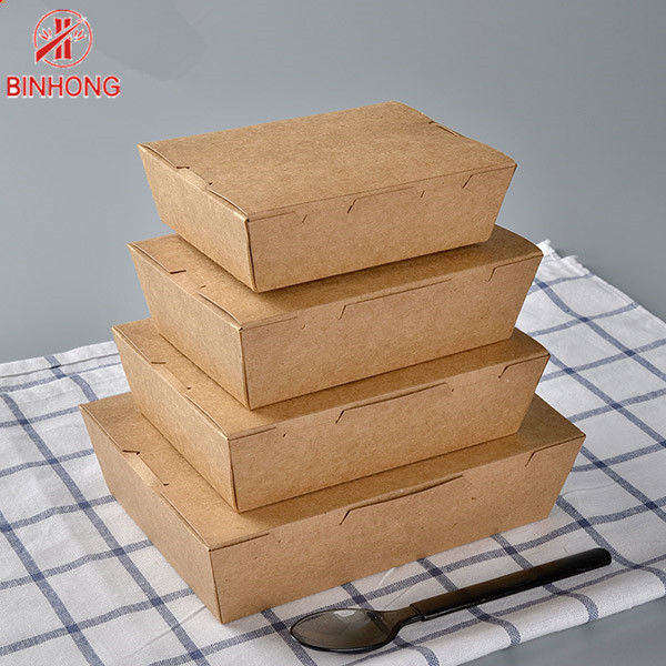 ซื้อกลับบ้าน กระดาษพับรีไซเคิล Take Away Box Disposable 24oz