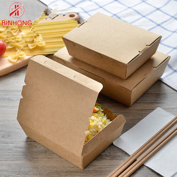 ซื้อกลับบ้าน กระดาษพับรีไซเคิล Take Away Box Disposable 24oz