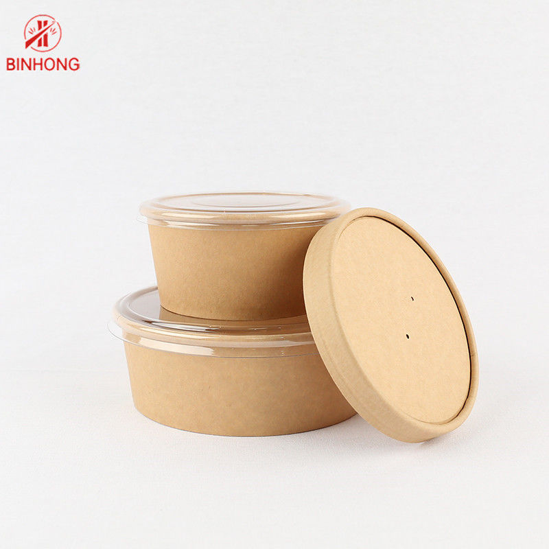 กระดาษอาหาร Take Away Box Single Wall ย่อยสลายได้ 1200ml