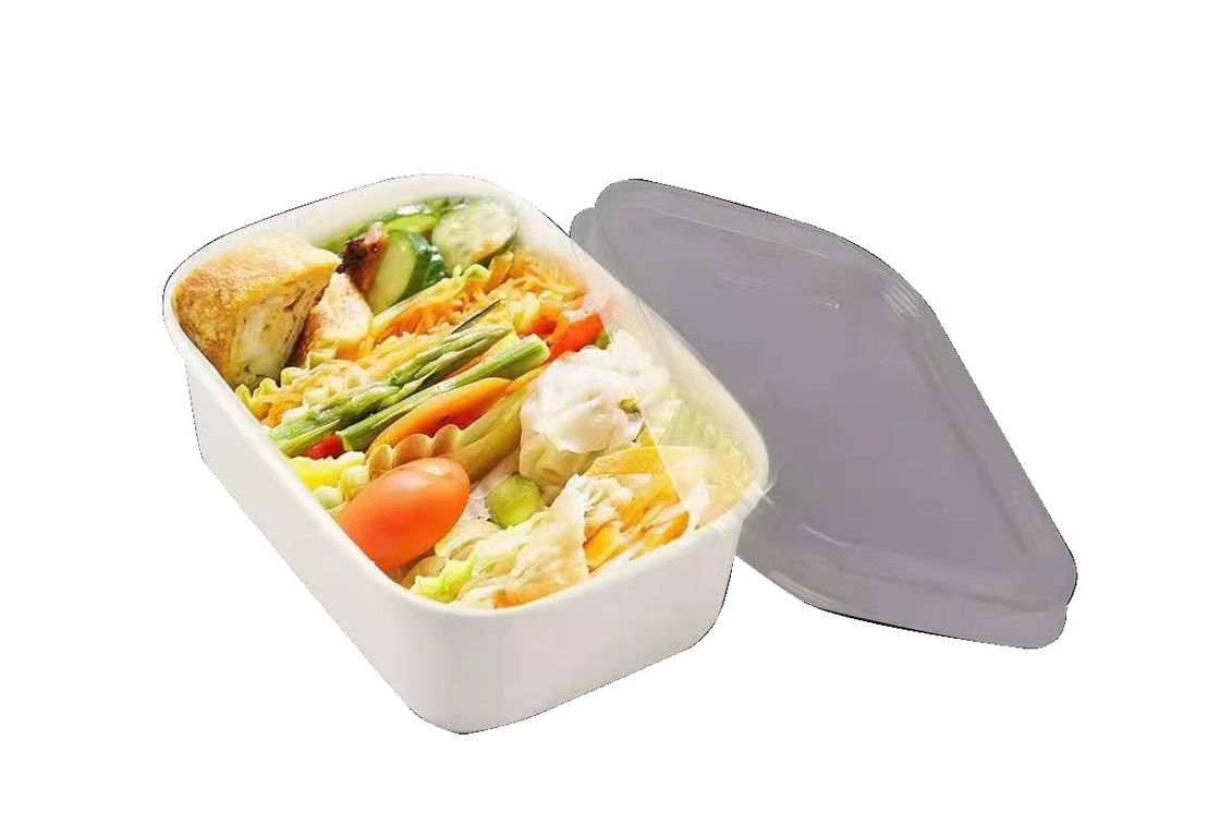 Square SGS Paper Take Away Box ย่อยสลายได้ทางชีวภาพ