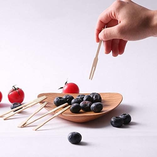 Moso Bamboo 4.7 "Two Prong Forks For Wedding