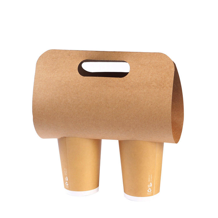 350g Kraft Single Double Cup ที่ใส่ถ้วยกาแฟ Takeaway