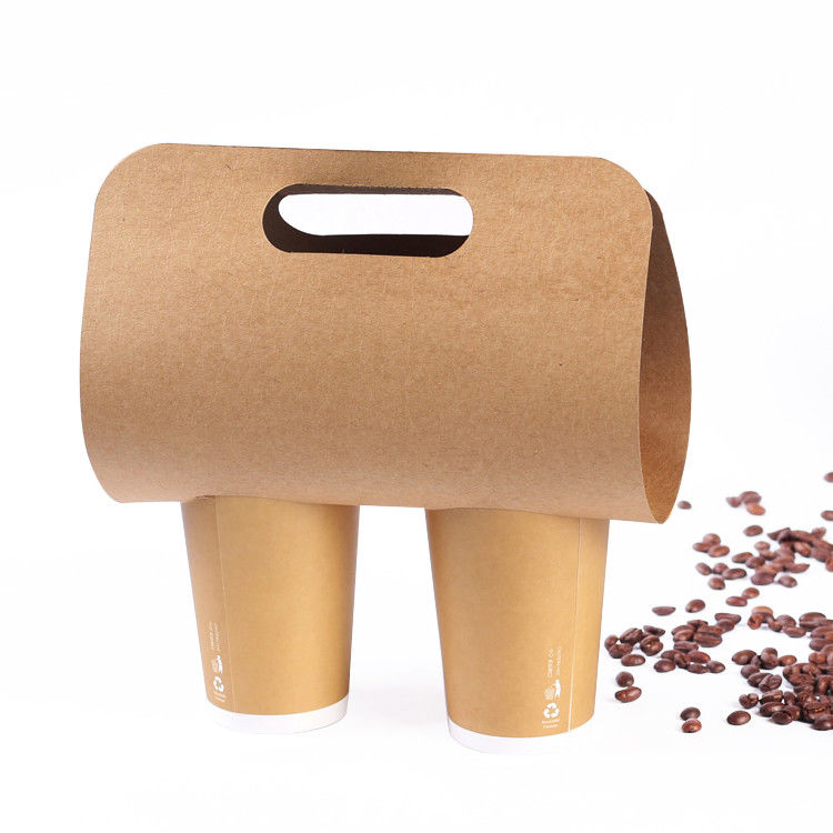 350g Kraft Single Double Cup ที่ใส่ถ้วยกาแฟ Takeaway