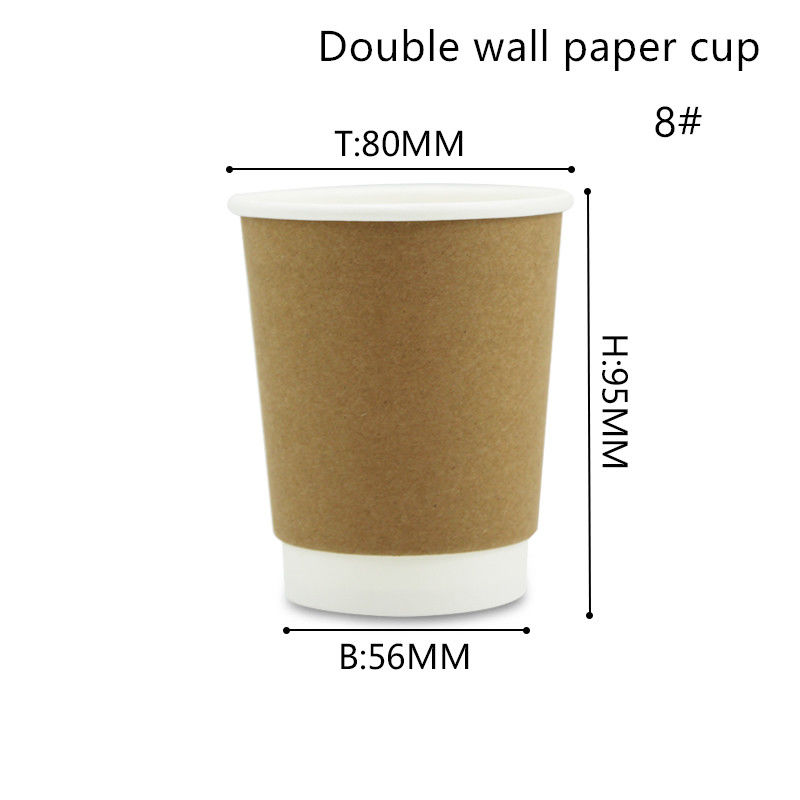 ถ้วยเครื่องดื่มร้อนและเย็นย่อยสลายได้ 8oz 12oz 16oz