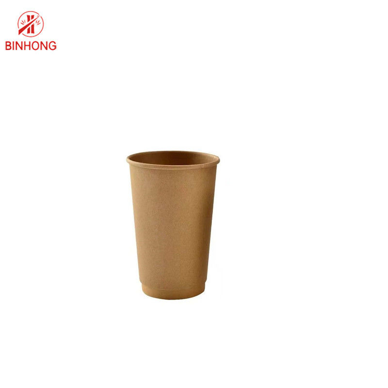 ถ้วยกาแฟกระดาษคราฟท์เคลือบ PE 300gsm ปลอดสาร BPA