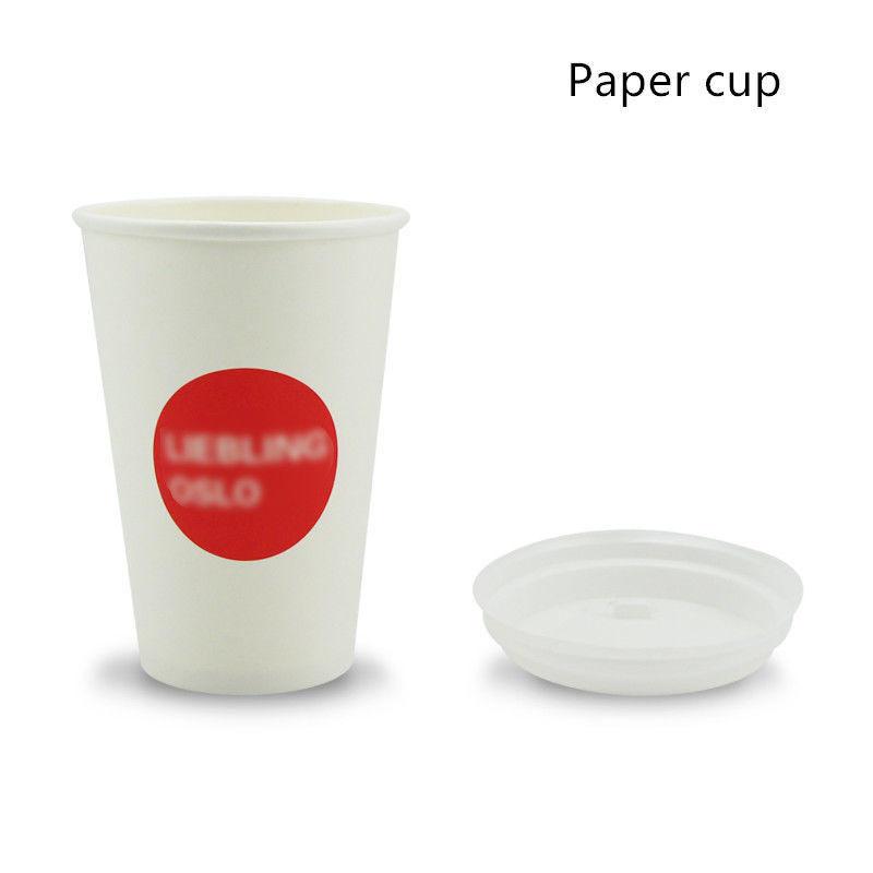 ถ้วยน้ำดื่มกระดาษใยไผ่ที่ย่อยสลายได้ PLA เรียงราย 280gsm
