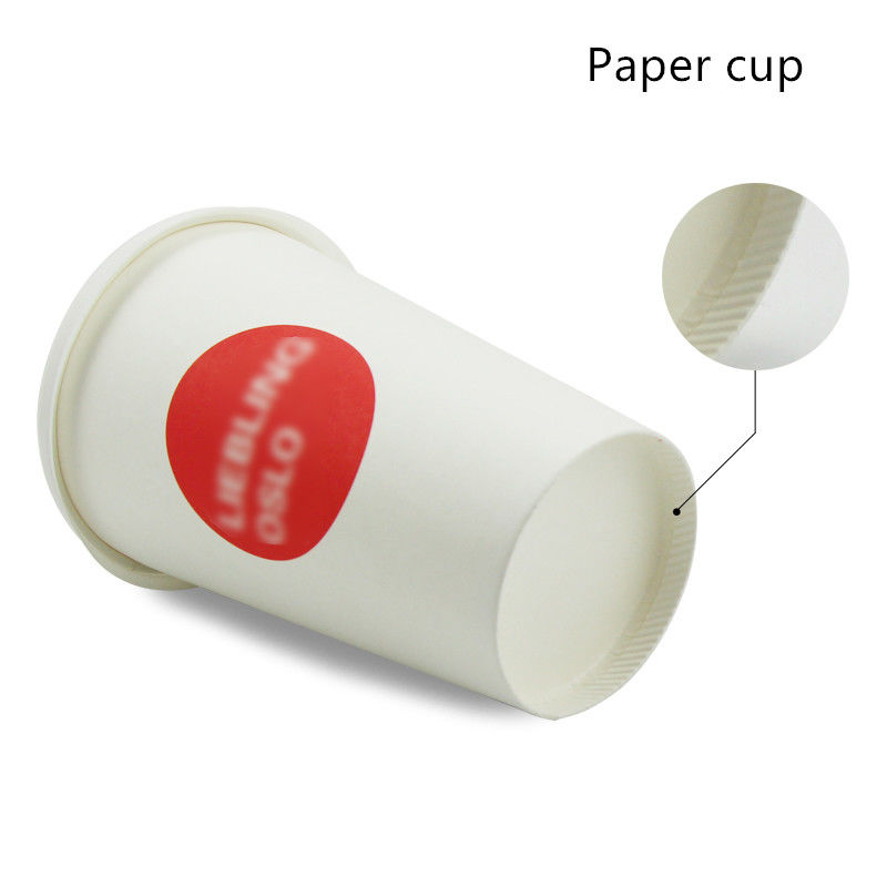 ถ้วยน้ำดื่มกระดาษใยไผ่ที่ย่อยสลายได้ PLA เรียงราย 280gsm