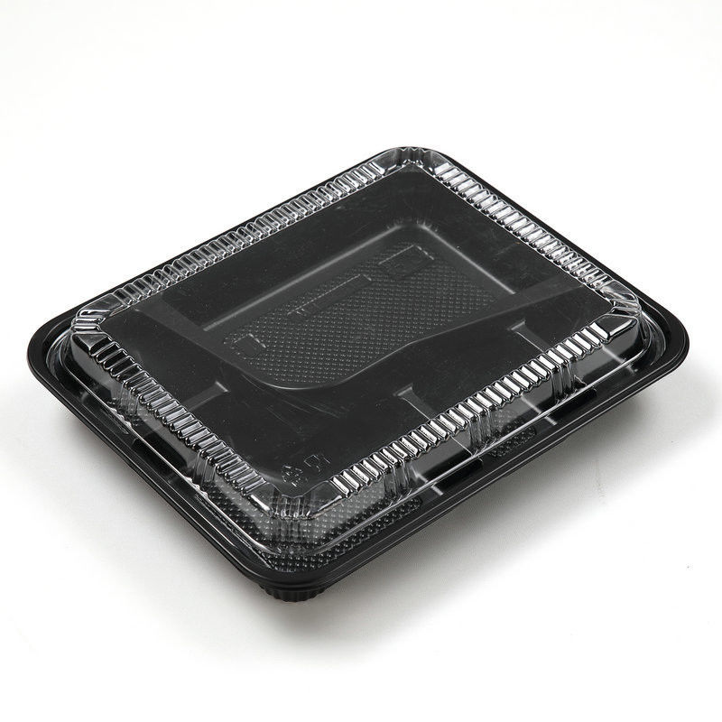 อาหารเกรด PP ทิ้งภาชนะ Takeaway สี่เหลี่ยมใส