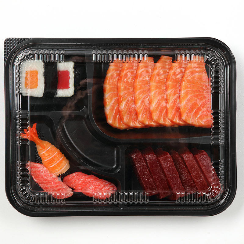 อาหารเกรด PP ทิ้งภาชนะ Takeaway สี่เหลี่ยมใส