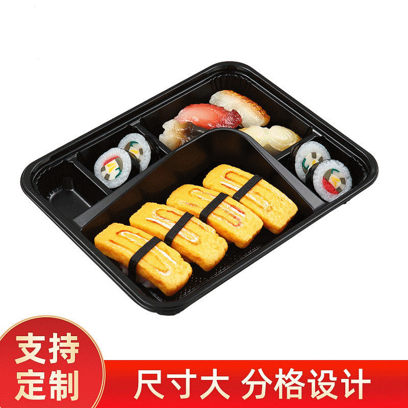 อาหารเกรด PP ทิ้งภาชนะ Takeaway สี่เหลี่ยมใส