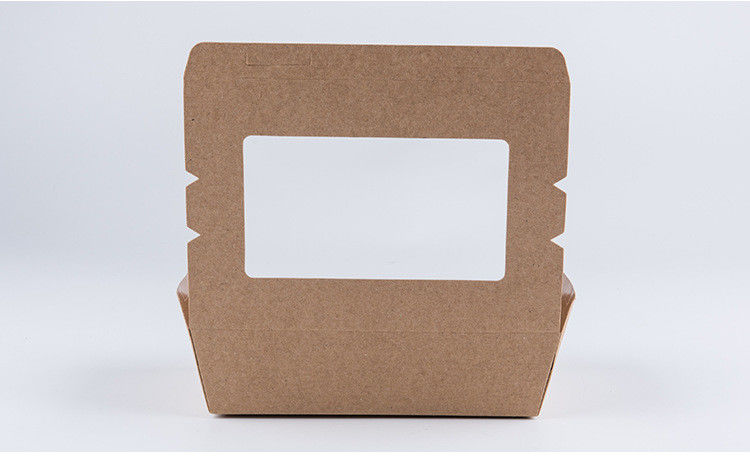 กำหนดเอง 4 ช่อง Take Away Paper Bento Box Leak Proof