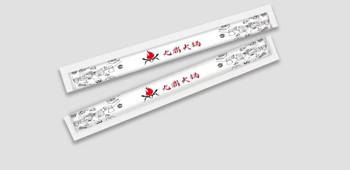Hot Seal 23CM Twins ตะเกียบแบบใช้แล้วทิ้งห่อด้วยกระดาษเคลือบ