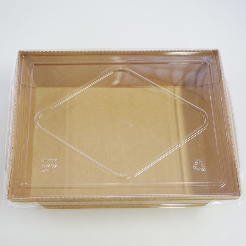 จีน Take Away บรรจุภัณฑ์พับกล่องกระดาษคราฟท์ภาชนะบรรจุอาหารสำหรับซูชิและข้าว